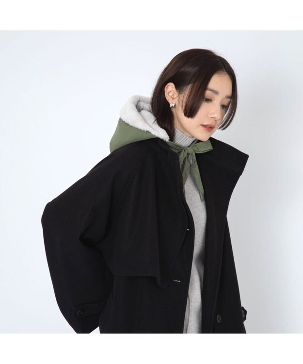 林八百吉商店 un chapeau  中綿ボンネット カーキ