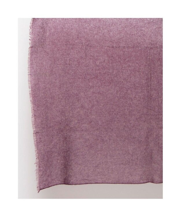 UNBILLION カシュネ cache nez / カシミヤエアリー無地ストール パープル
