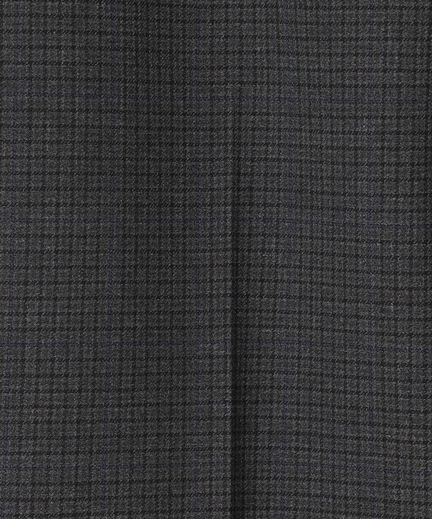 J.PRESS LADIES 【洗える】T/Rアルガンシルク チェック テーパード パンツ ライトグレー系3