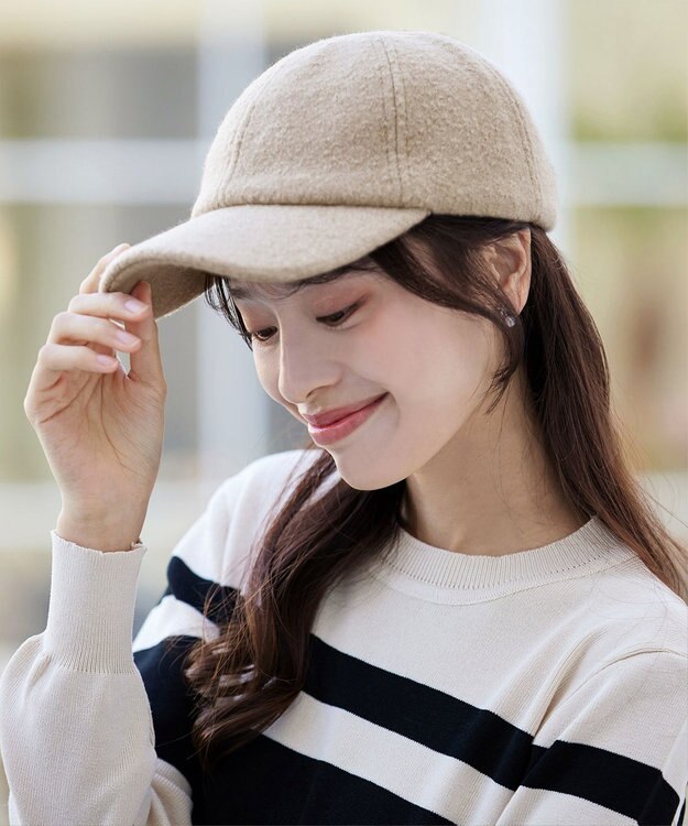 Tiaclasse も​こも​こブークレキャップ アイボリー