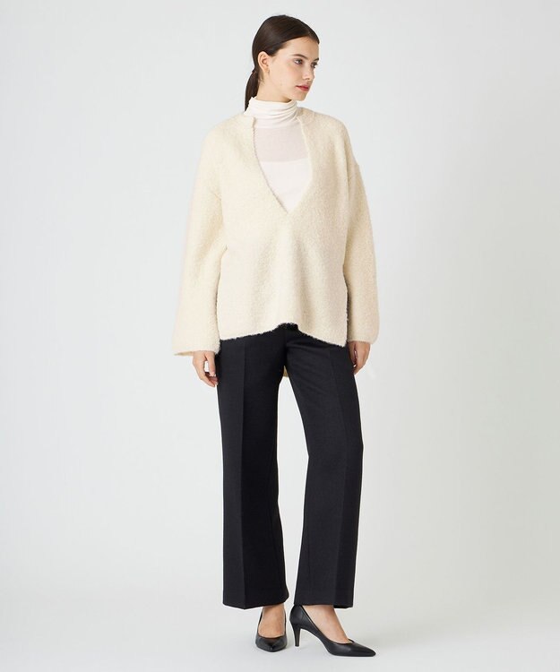 BEIGE， TOURNELLES / ストレートパンツ Black