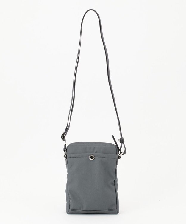 Y'SACCS ベルトスクエアミニマムショルダーバッグ グレー