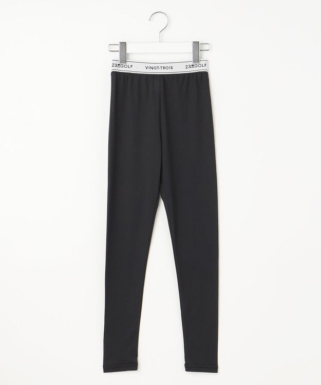 23区GOLF 【WOMEN】【吸水速乾/ＵＶカット90%】３０ｄカノコインナー レギンス ブラック系