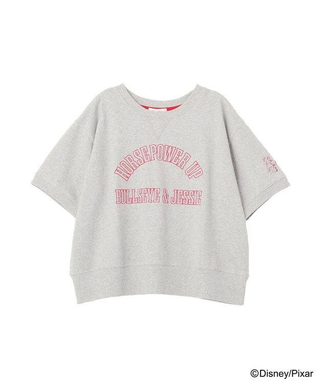 Green Parks トイストーリー／スウェット風ロゴＴシャツ Gray Mixture