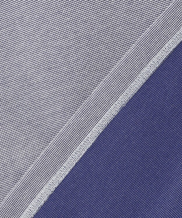 JOSEPH ABBOUD 【JAPANファブリック・日本縫製・清涼】ミラノリブWフェイス長袖Tシャツ ブルー系