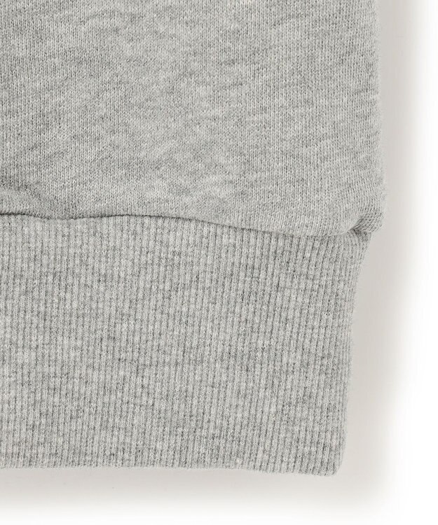 J.PRESS MEN 【WEB限定】J刺繍ハーフジップスウェット ライトグレー系