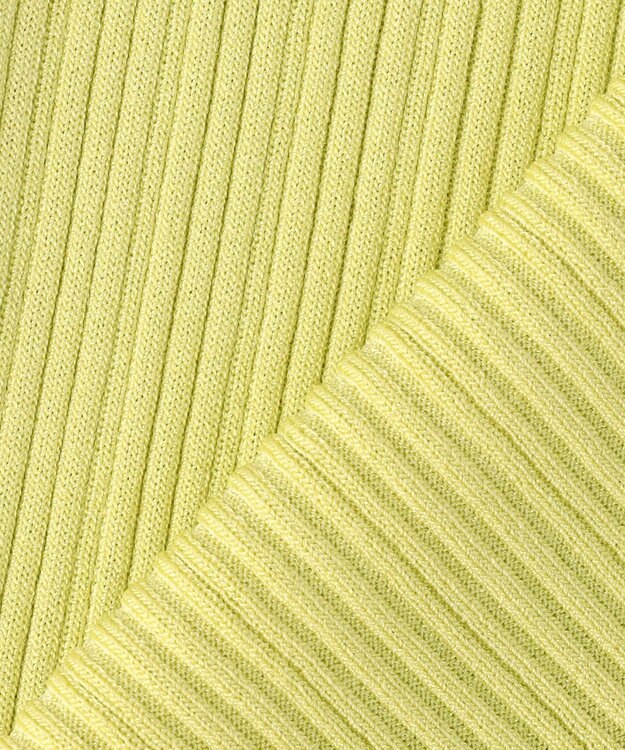 自由区 【カトリエムブーケ】Cotes melangees a la soie ヘンリーネックトップス グリーン