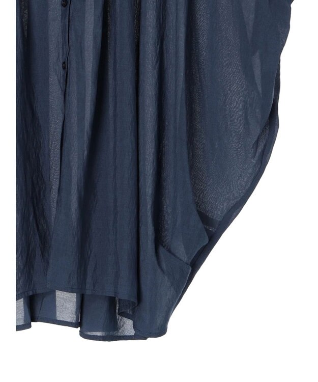 CRAFT STANDARD BOUTIQUE ウ゛ィンテージボイル２ＷＡＹタックブラウス Deep Blue