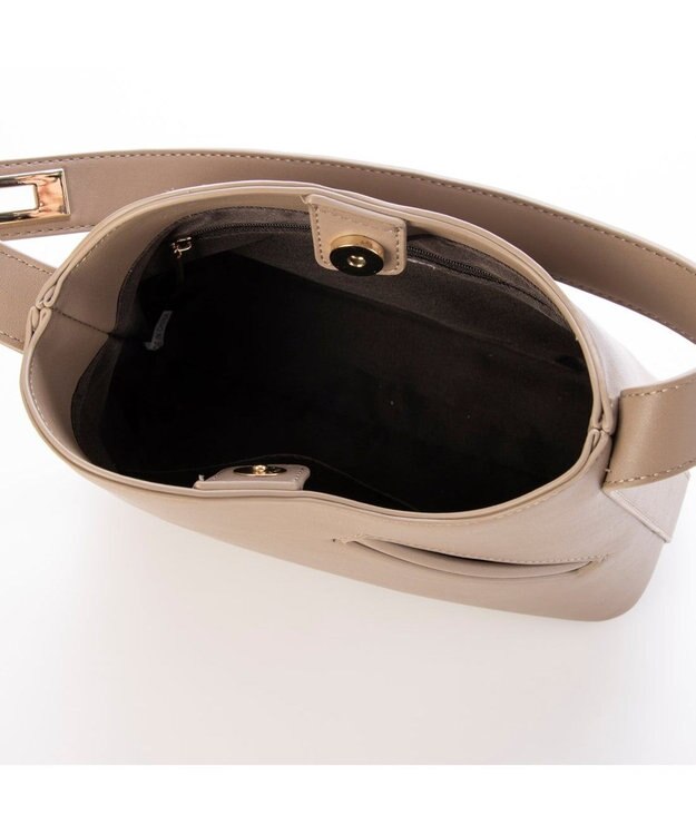 UNBILLION カシュカシュ cachecache / サイドポケットヒネリハンドル2wayトートバッグ オーク