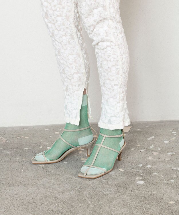 TRICOTE シアーリブソックス 40MINT