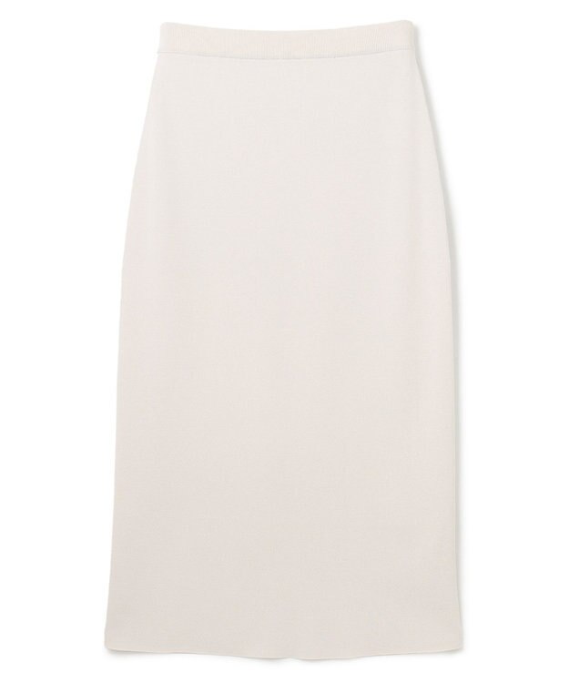 UNFILO L 【WEB限定カラー】スゴ機能美ニット Iラインスカート グレージュ