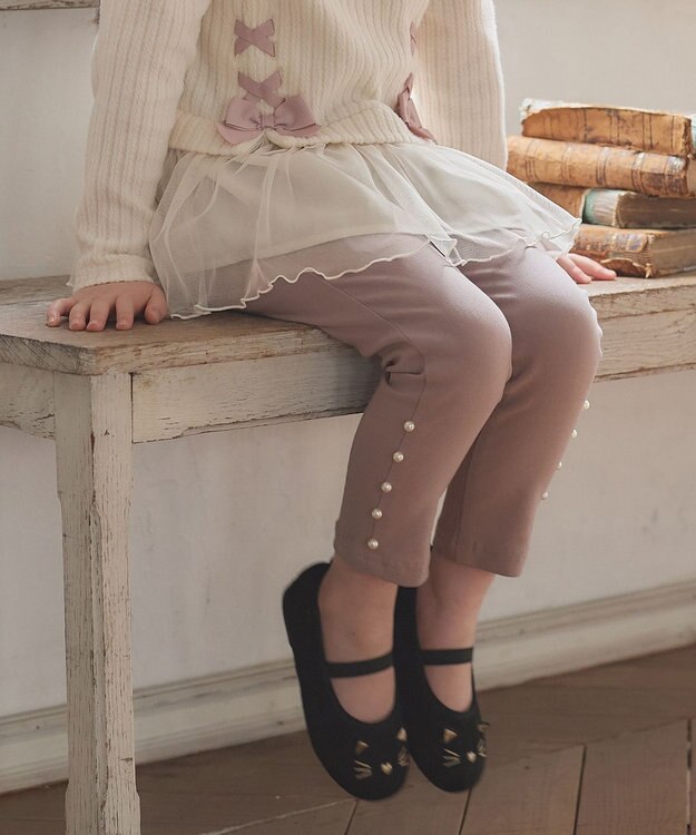 ANY KIDS 7days ドリームストレッチ 裏起毛 パンツ ココア