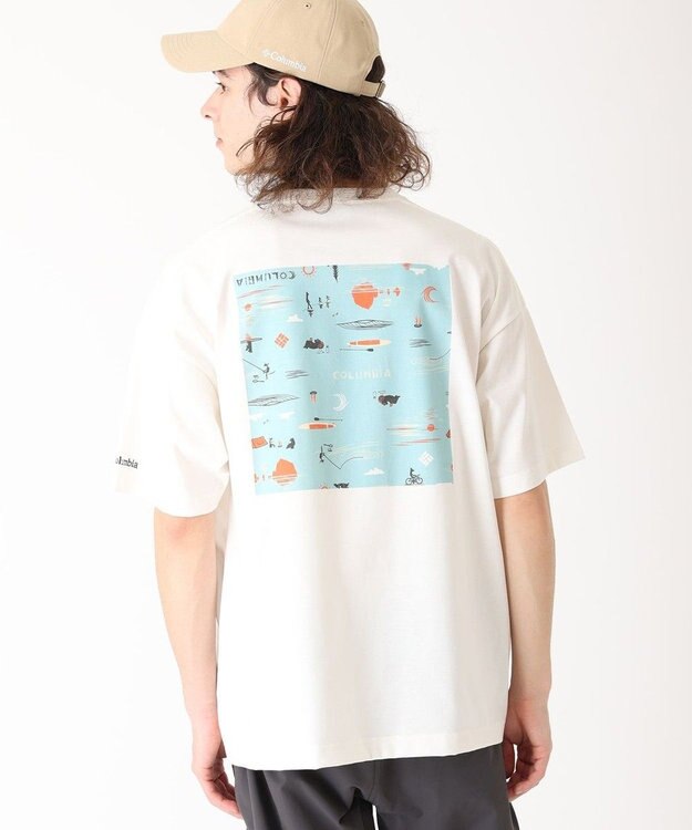 Columbia Columbia/ クレストトゥバレーグラフィックショートスリーブTシャツ /コロンビア Sea Salt