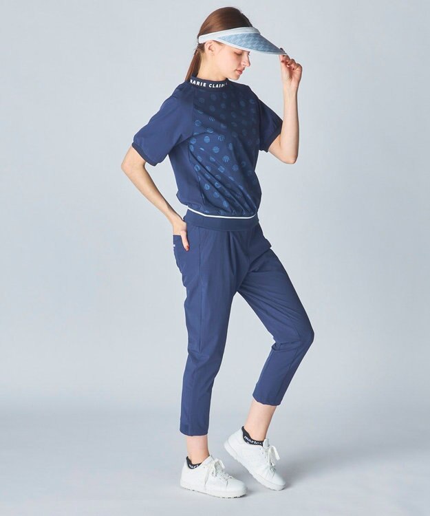 FILA GOLF／marie claire 【marie claire SPORT】 ストレッチプルオーバー ネイビー