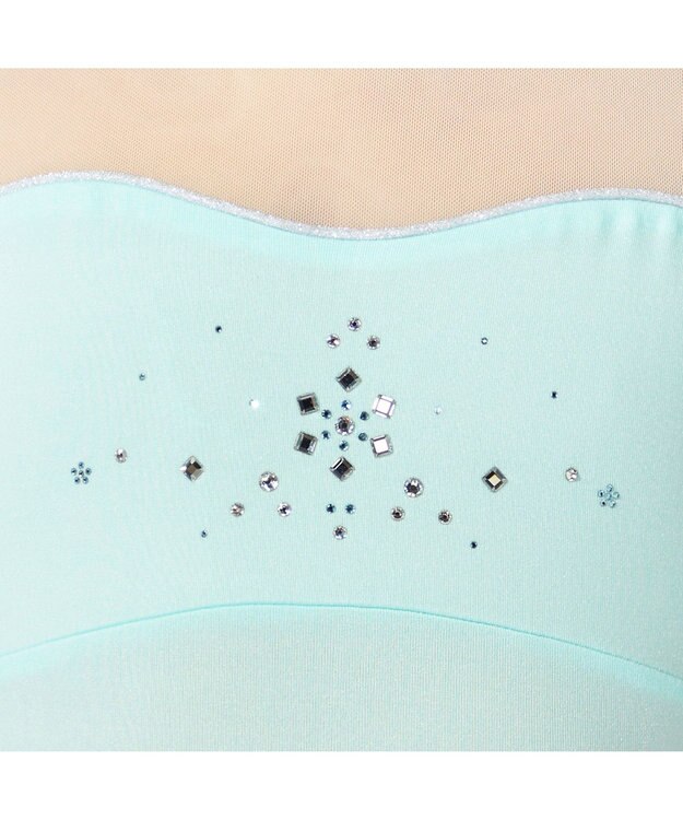 Chacott スカート付レオタード アイスグリーン