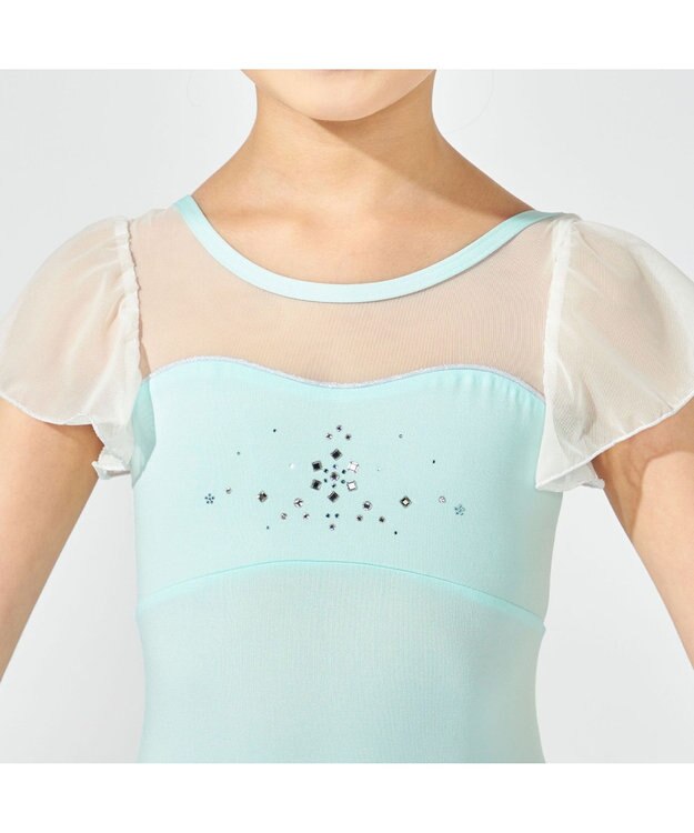 Chacott スカート付レオタード アイスグリーン