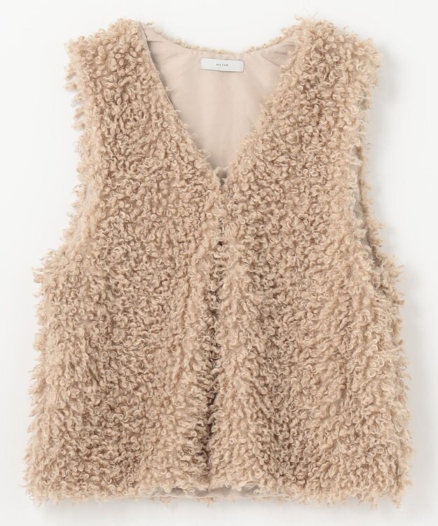 ANY 【手洗い可】カールボアジレ ベージュ