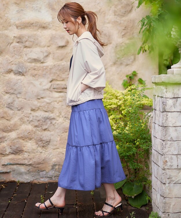 ANY SIS 【UVカット・接触冷感】ラッシュガード パーカー アイボリー