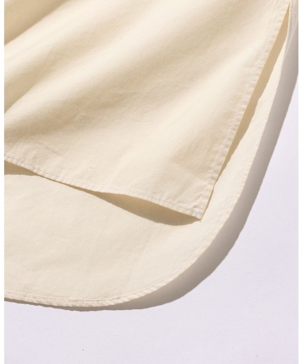 JOSEPH ABBOUD MOUNTAIN 【テーム ヤルヴィモチーフ・サスティナブル・オーガニック】オーガニックブロードシャツ アイボリー系