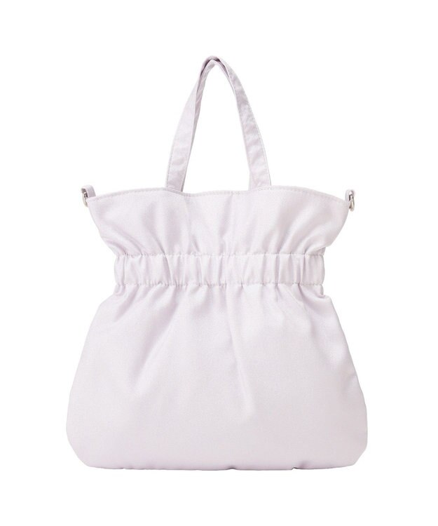Maison de FLEUR スターリボン２Ｗａｙトートバッグ Silver
