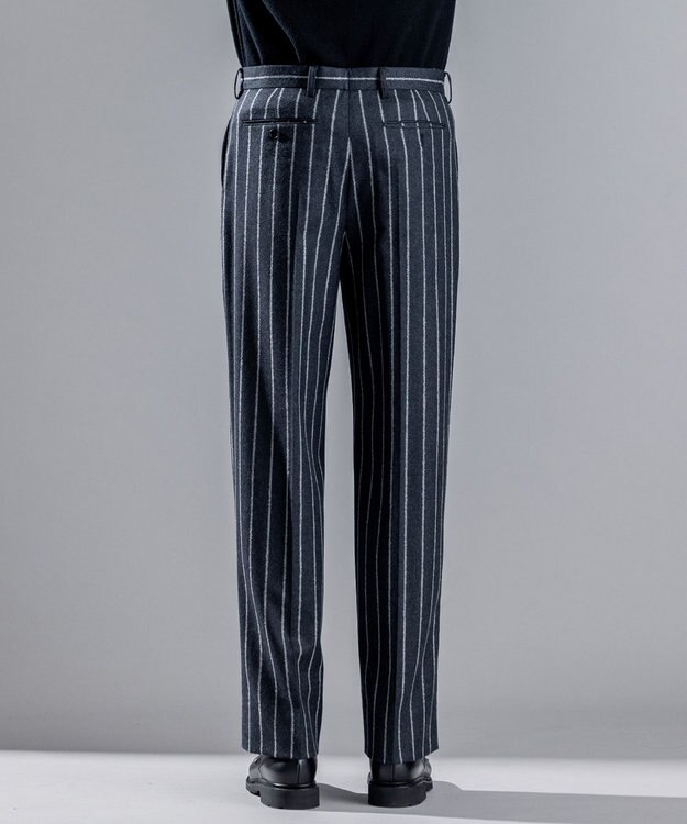 JOSEPH HOMME ブークレストライプ　フランネル / BAGS グレー系1