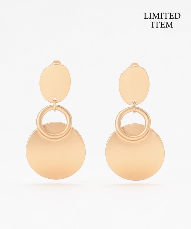 自由区 【カタログ掲載・WEB限定】サークル イヤリング マットゴールド