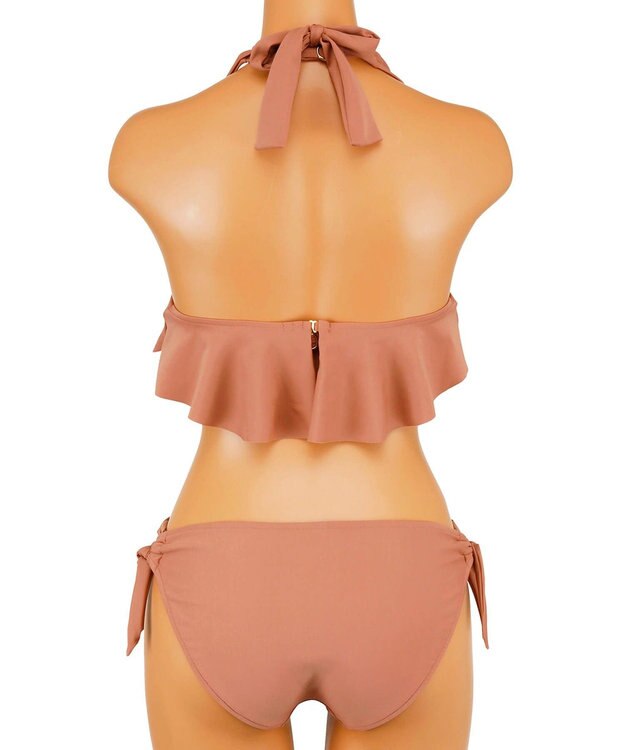 San-ai Resort（三愛水着楽園） 【SALE】ナチュラルだけどしっかり盛れる【ナチュラルアップブラ】Solidノンワイヤービキニ　7M・9M ピンク