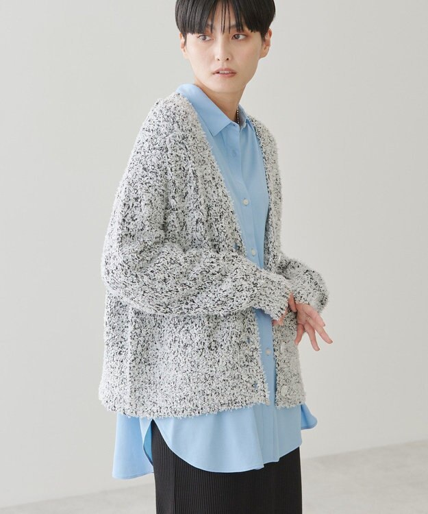 AMERICAN HOLIC テープヤーンカーディガン Mix