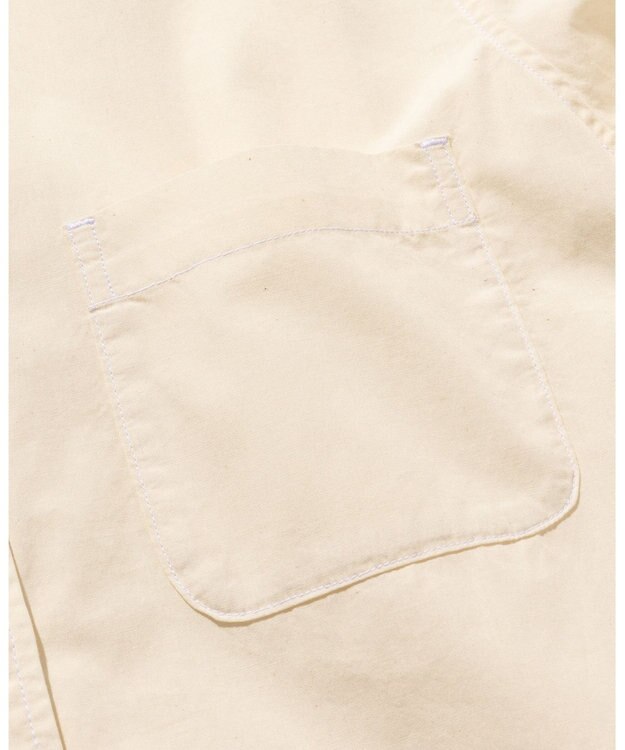 JOSEPH ABBOUD MOUNTAIN 【テーム ヤルヴィモチーフ・サスティナブル・オーガニック】オーガニックブロードシャツ アイボリー系