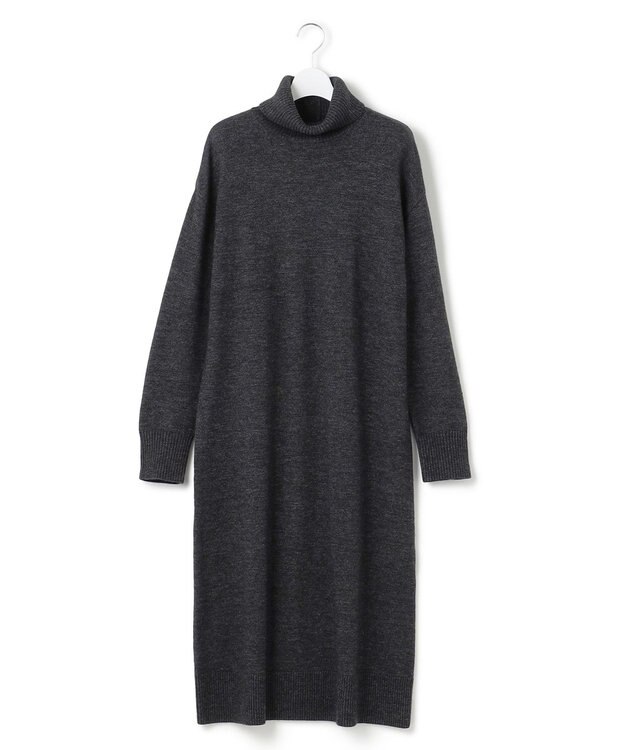 23区 L 【SLOW/一部店舗限定】ウールナイロンニット ワンピース グレー系