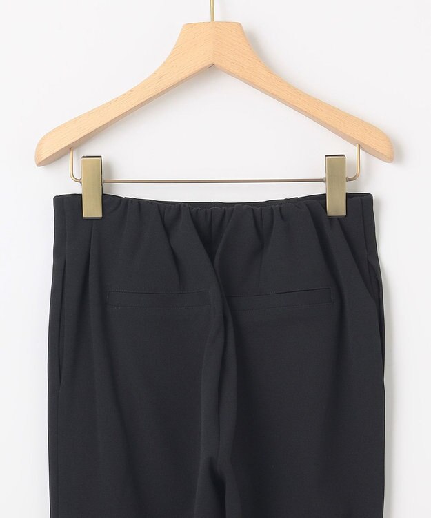 組曲 S 【ご好評につき追加生産！】ジョーゼットジャージースタイルアップ パンツ ブラック系