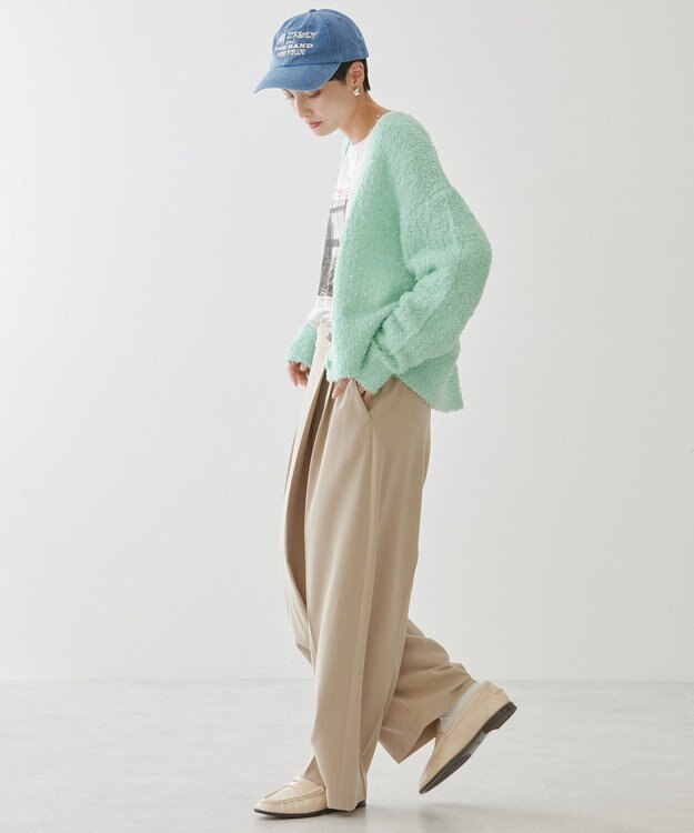 AMERICAN HOLIC テープヤーンカーディガン Mint