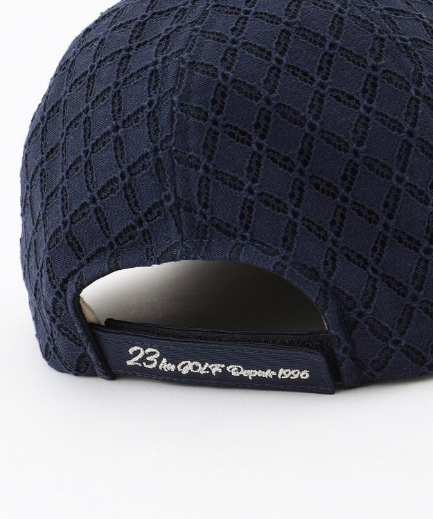 23区GOLF 【WOMEN】レース キャップ ネイビー系