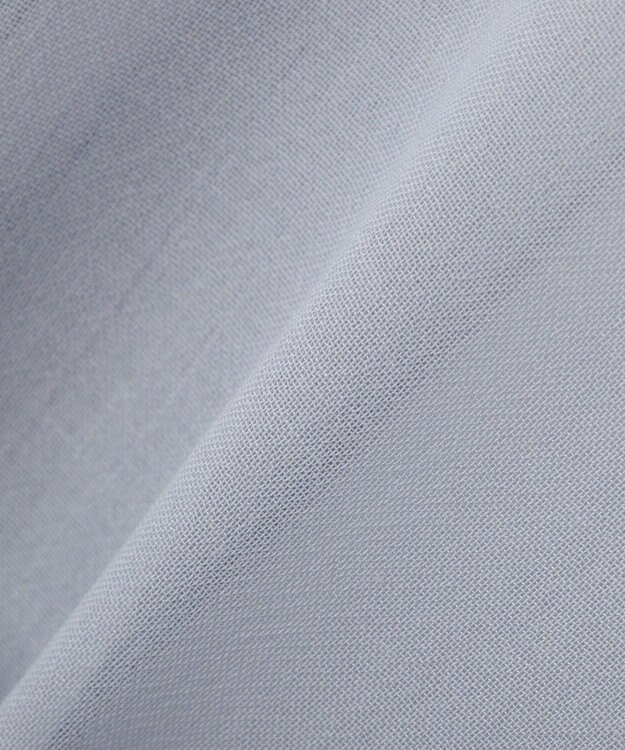 AMERICAN HOLIC シアーショート丈開襟シャツ Sax