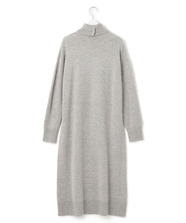 23区 L 【SLOW/一部店舗限定】ウールナイロンニット ワンピース ライトグレー系