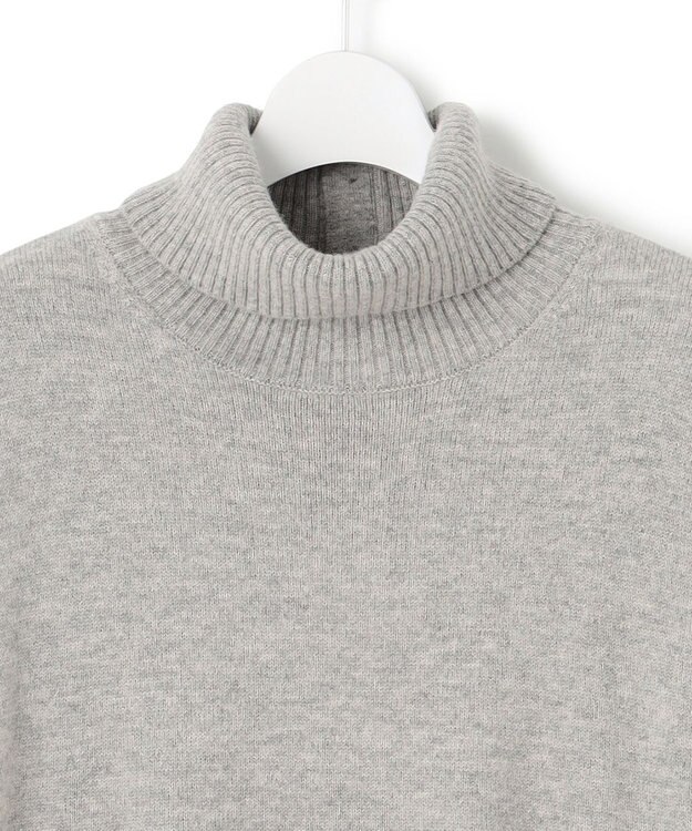 23区 L 【SLOW/一部店舗限定】ウールナイロンニット ワンピース ライトグレー系