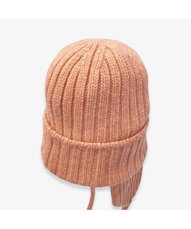 林八百吉商店 un chapeau  ニットワッチアビエーター オレンジ