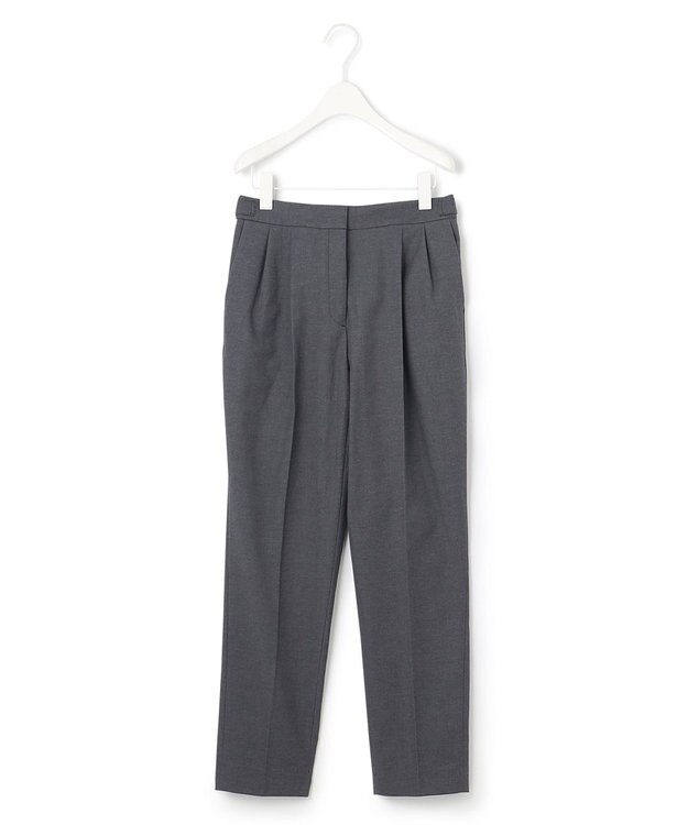 ICB 【セットアップ対応・洗える】 LooseWeave テーパードパンツ チャコール系