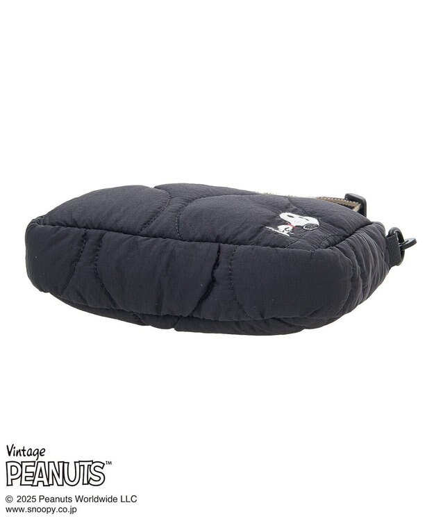Green Parks ■PEANUTS キルティングショルダー Black