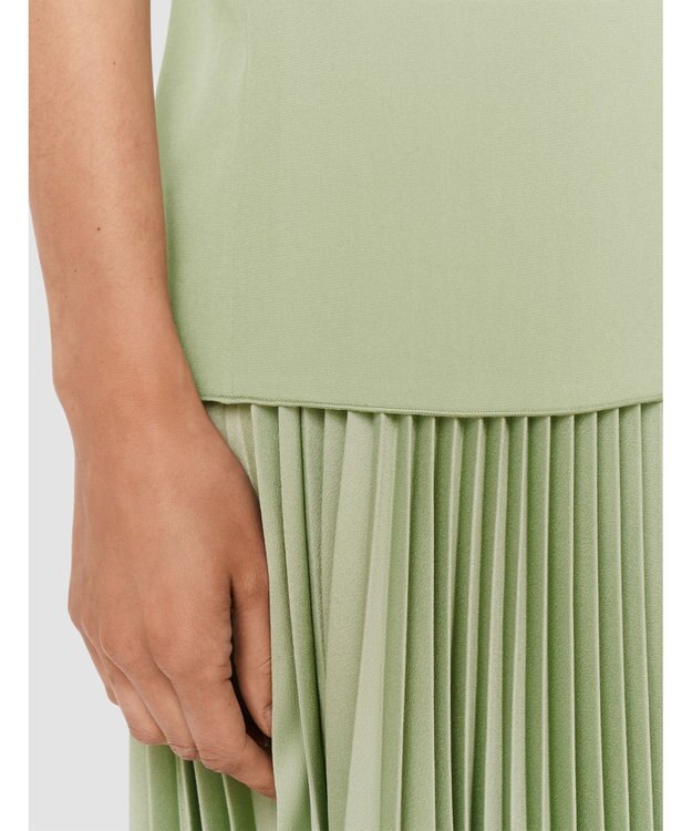 JOSEPH 【洗える】クレープ ド ソワ　ショートスリーブTEE Matcha