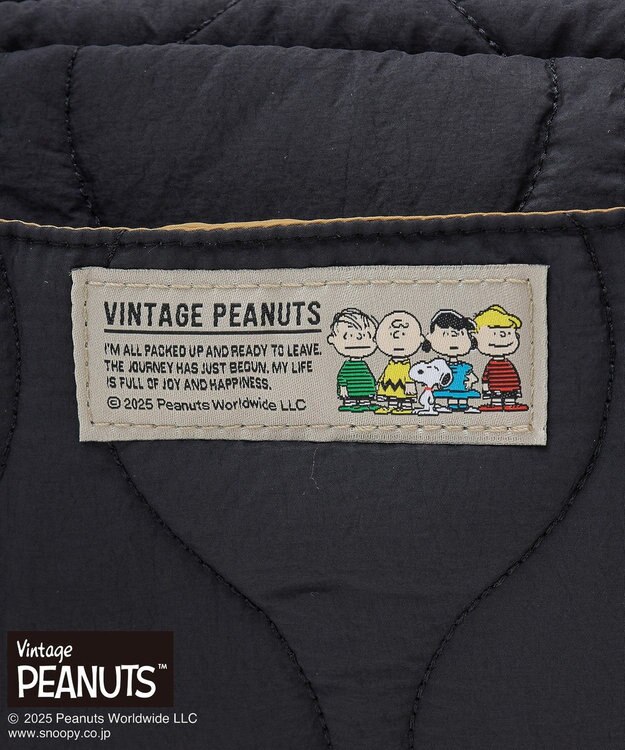 Green Parks ■PEANUTS キルティングショルダー Black