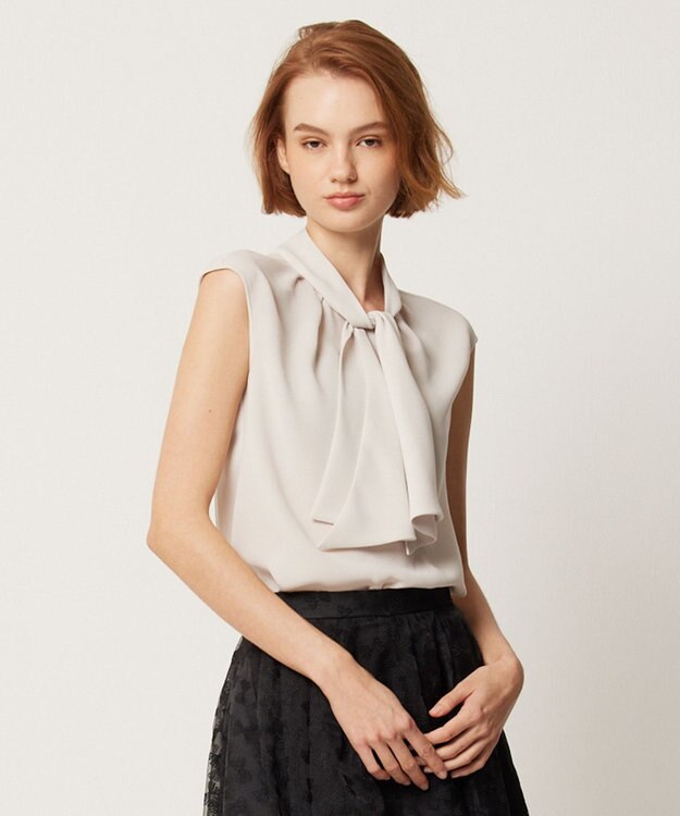 TOCCA 【消臭】PROMIS RIBBON WISH ブラウス ベージュ系