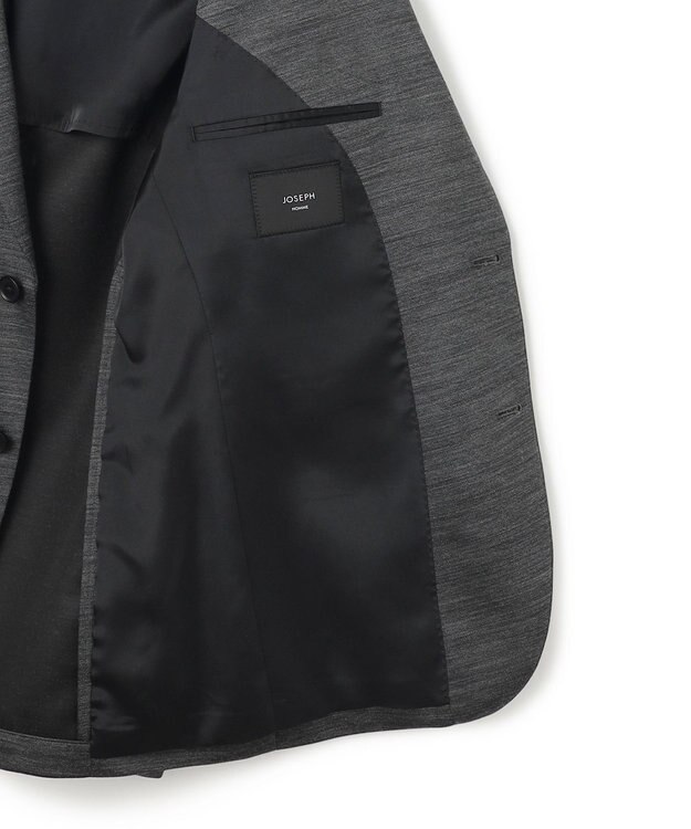 JOSEPH HOMME 新素材【抜群のストレッチ性/セットアップ対応可】スプリングウールジャージー ジャケット グレー系