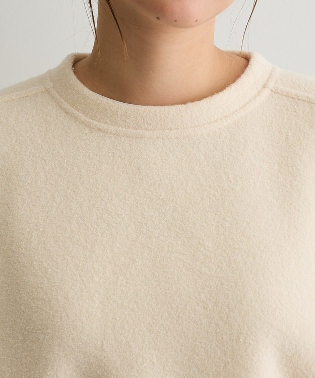 CRAFT STANDARD BOUTIQUE パイル風カットソーチュニック Ivory