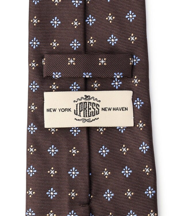 J.PRESS MEN 【VINTAGE JACQUARD COLLECTION】小紋柄 ネクタイ ダークブラウン系8