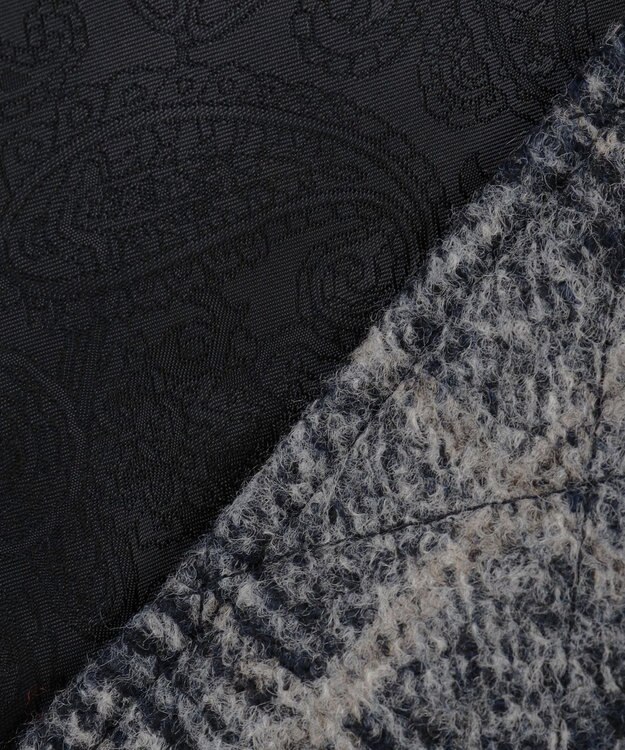 JOSEPH ABBOUD 【ストレッチ/イタリア素材/軽量】 イタリア素材使用・スライバーチェックジャケット ライトグレー系4