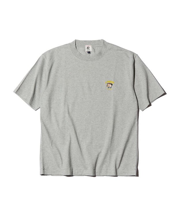 J.PRESS MEN 【AaronChang】【UNISEX】ワンポイント Ｔシャツ ライトグレー系