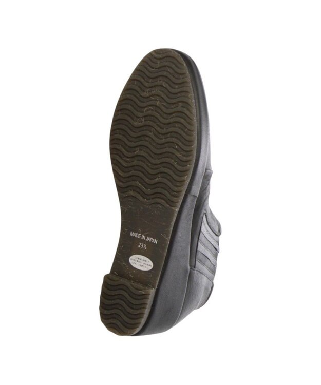 MODE ET JACOMO <D'ICI>ヒールアップサイドゴアシューズ ダークグレー