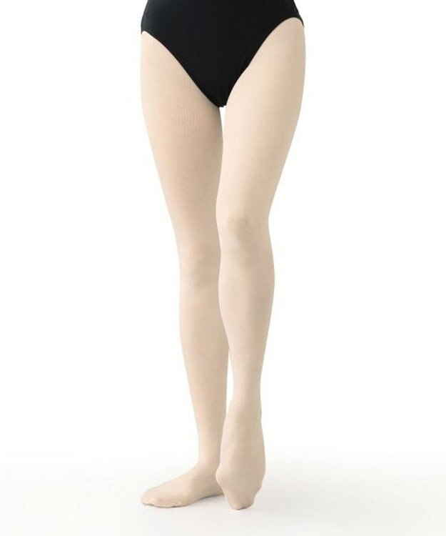 Chacott ジュニア　ベロネーゼタイツIII（穴あき）かかと立体設計 ハニーベージュ