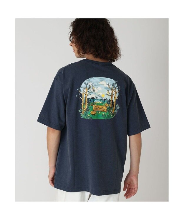 Columbia Columbia/ サンダーマウンテングラフィックショートスリーブTシャツ /コロンビア Collegiate Navy
